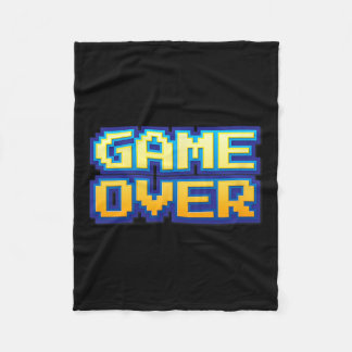 オーバーヴィンテージレトロゲームアーケード80s 90s フリースブランケット