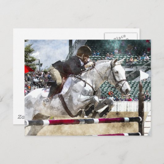 オーバー簡単ハンタージャンパーショージャンピング ポストカード (正面/裏面)