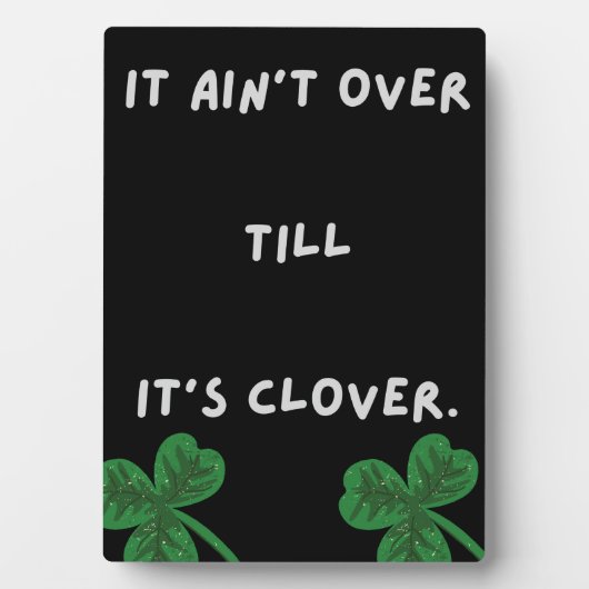 オーバー/クローバー フォトプラーク (正面)