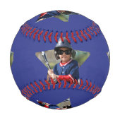 オーパーソナライズされたルスターフォト野球 野球ボール (裏面)