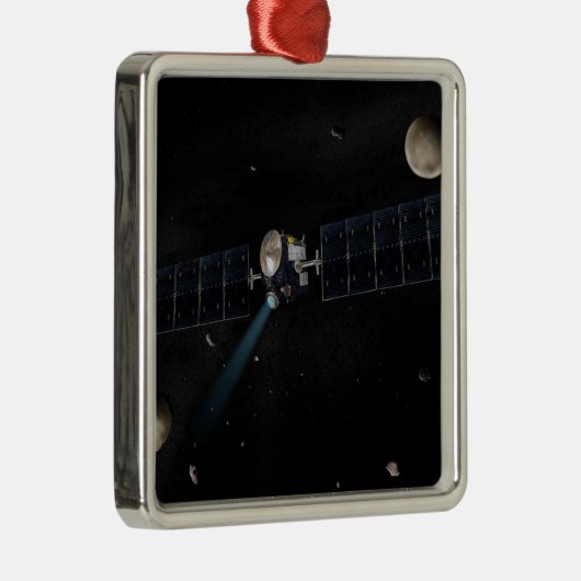 オービの夜明け宇宙船のアーティストの概念 メタルオーナメント (右)