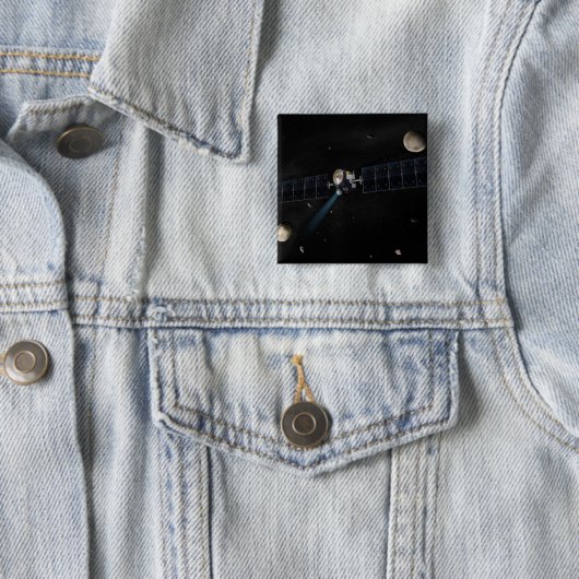 オービの夜明け宇宙船のアーティストの概念 缶バッジ (インサイチュ)