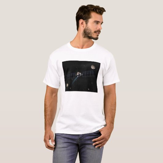 オービの夜明け宇宙船のアーティストの概念 Tシャツ (正面フル)