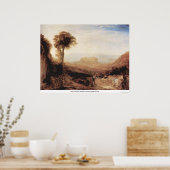 オービエトのビュ色彩の鮮やかー、ローマby Joseph Turner ポスター (キッチン)