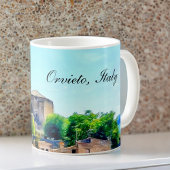 オービエトイタリアヒルサイドウィズオービエト文字 コーヒーマグカップ