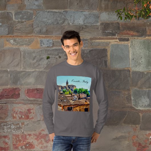 オービエトイタリアヒルサイドウィズオービエト文字 Tシャツ