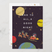 オービットクリスマスのフォトカード シーズンカード (正面/裏面)