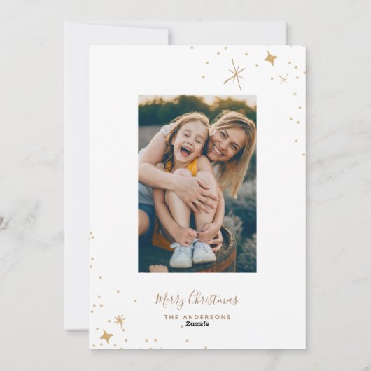 オービットクリスマスのフォトカード シーズンカード (裏面)