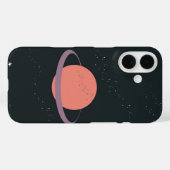 オービットワン – リングミニマル付き惑星 Case-Mate iPhoneケース (裏面 (横))