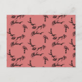 オーファンのブラックファンクラブアンティークの筆記体 ポストカード (正面)