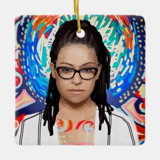 オーファンブラック|コシマニーハウスギークチック セラミックオーナメント (正面)