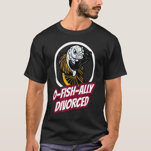 オーフィッシュアライ離婚パーティー 離婚 Tシャツ (正面)
