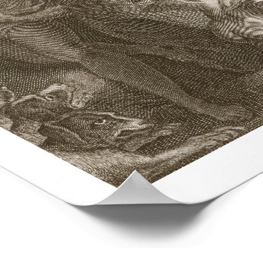 オーフェウスはエウリュディスを地獄から引き上げた後、振り返った ポスター (角)