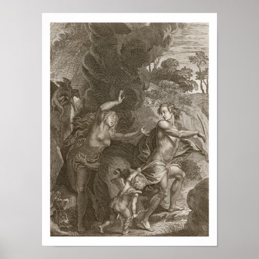 オーフェウスはエウリュディスを地獄から引き上げた後、振り返った ポスター (正面)