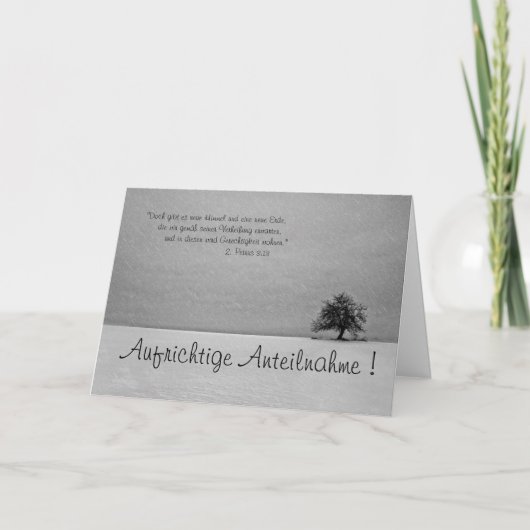 オーフリチジュアンティルナメミットスプルーチャウスデルビベル カード (正面)