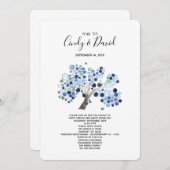 オーフルフユダヤ招待状 – ロマンチックな森 (正面/裏面)