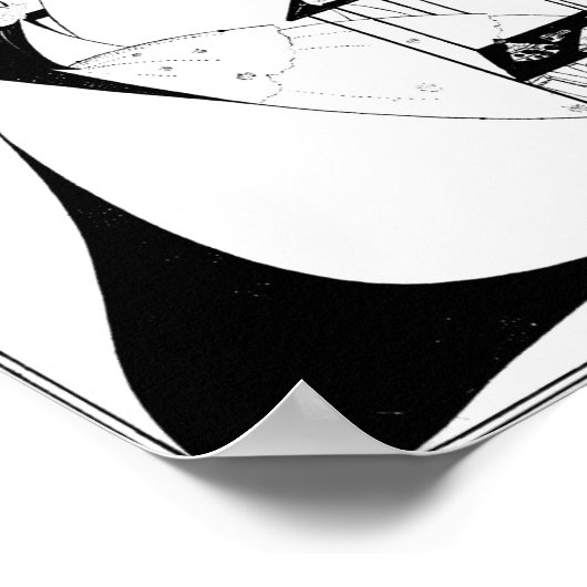 オーブリーベアズリーサローメイラストレーション ポスター (角)