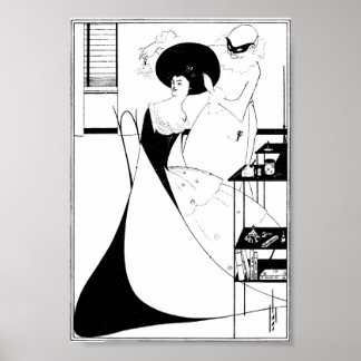 オーブリーベアズリーサローメイラストレーション ポスター