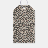 オーブリー自然ヒョウ印刷メッセージカード ギフトタグ (裏面)