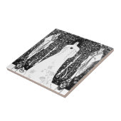 オーブリー・ベアズリーによる終末神々の間の金星 タイル (側面)