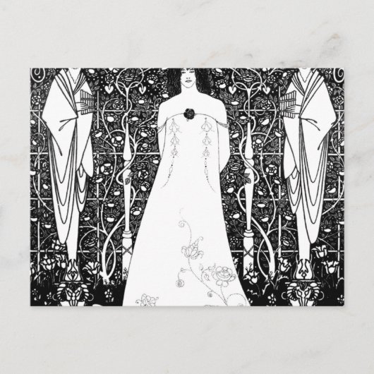 オーブリー・ベアズリーによる終末神々の間の金星 ポストカード (正面)