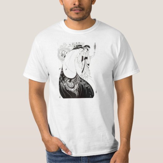 オーブリーBeardsley The PeacockスカートTシャツ Tシャツ (正面)