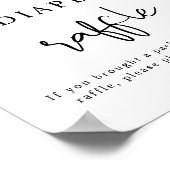 オーブレレオパード印刷サファリおむつラッフルゲーム ポスター (角)