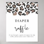 オーブレレオパード印刷サファリおむつラッフルゲーム ポスター (正面)