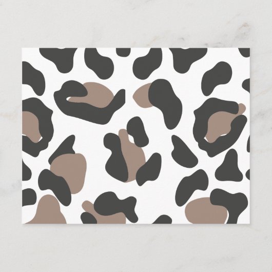 オーブレレオパード印刷サファリタイムカプセル エンクロージャーカード (裏面)