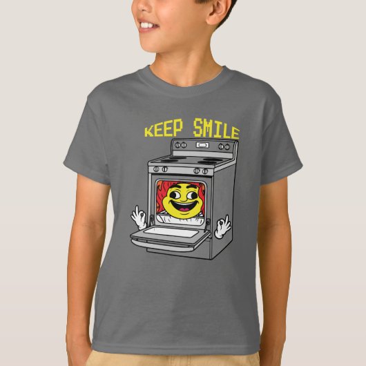 オーブンから笑顔の太陽 Tシャツ (正面)
