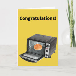 オーブンでパン – 妊娠おめでとう カード