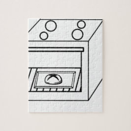 オーブンでパン、母おもしろい妊娠ママのベビー ジグソーパズル