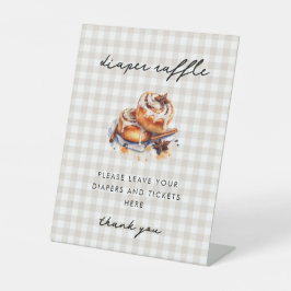 オーブンにちっちゃいパン 赤ちゃんのお祝い おむつくじ 台座サイン