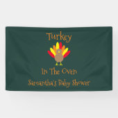 オーブンに入った七面鳥 横断幕 (横)