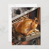 オーブンに入れたトルコ ポストカード (正面/裏面)