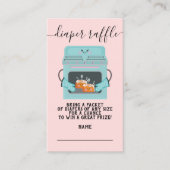 オーブンのおむつラッフルに2小さなパン エンクロージャーカード (正面)