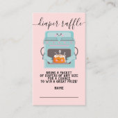 オーブンのおむつラッフルの小さなパン エンクロージャーカード (正面)