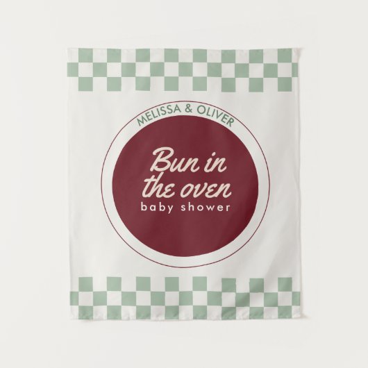 オーブンのウェルカムサインにパン タペストリー (正面)