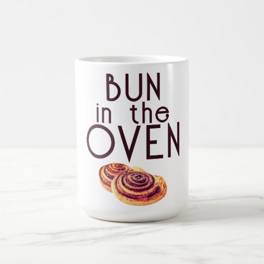 オーブンのシナモンパン コーヒーマグカップ (中央)