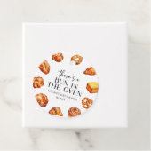 オーブンのパンの赤ちゃんシャワーにパンがある フェイバータグ (インサイチュ)