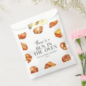 オーブンのパンの赤ちゃんシャワーにパンがある フェイバーバッグ (封をした状態)