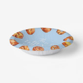 オーブンのパンの赤ちゃんシャワーにパンがある ペーパーボウル (傾斜あり)