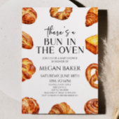 オーブンのパンの赤ちゃんシャワーにパンがある 招待状