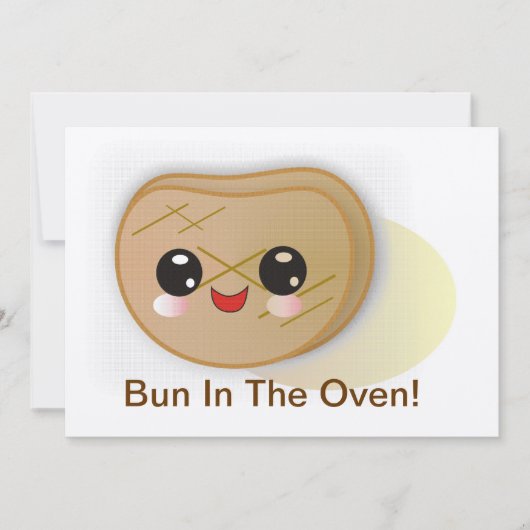 オーブンのパン! ベビーシャワーの招待状 招待状 (正面)
