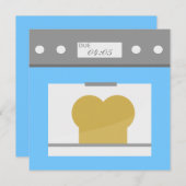 オーブンのパン 招待状 (正面/裏面)