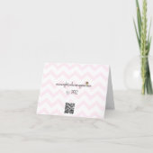 オーブンのピンクのサンキューカードのパン サンキューカード (裏面)