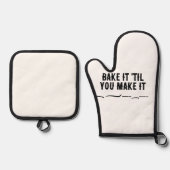 オーブンのミッツを作るまで焼く – CHERRYBOMCO 鍋つかみ&鍋敷きセット (正面)