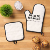 オーブンのミッツを作るまで焼く – CHERRYBOMCO 鍋つかみ&鍋敷きセット (トップダウン)