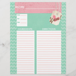 オーブンのレシピの入れ