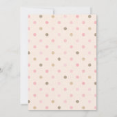 オーブンの中のパン BBQ バーラップ ウッド  性別発表 招待状 (裏面)